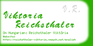 viktoria reichsthaler business card